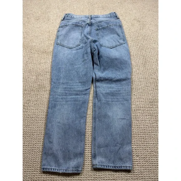 Twelve By Ontwelfth Jeans Womens Size 27 Blue Distressed Streetwear Baggy Denim - Picture 7 of 7